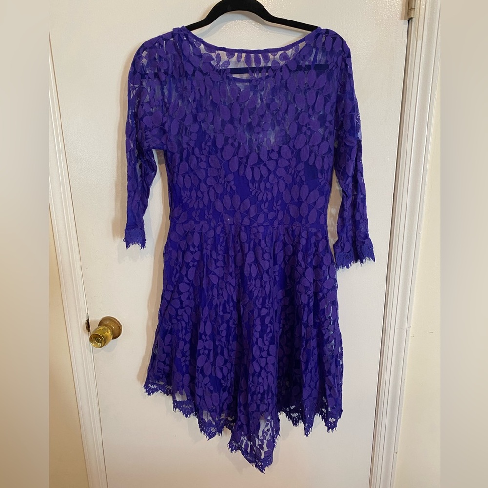 Free People Lace Mesh Dress